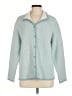 Koret Chevron-herringbone Teal Cardigan Size M - photo 1