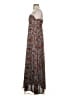 Zara Basic 100% Silk Paisley Brown Cocktail Dress Size S - photo 5