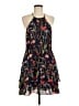 Parker 100% Polyester Floral Black Casual Dress Size M - photo 1