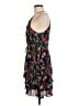Parker 100% Polyester Floral Black Casual Dress Size M - photo 5