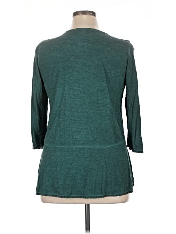 LOGO by Lori Goldstein 3/4 Sleeve Top (view 2)