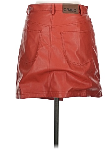 C/MEO Collective Faux Leather Skirt (view 2)