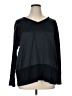 Anne Klein Black Long Sleeve Top Size XL - photo 1