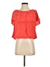 Tysa 100% Rayon Orange Short Sleeve Blouse Size Sm (1) - photo 1