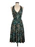 Candie's Animal Print Teal Cocktail Dress Size M - photo 1