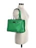 Coach 100% Leather Solid Green Leather Satchel One size - photo 2