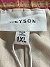 Heyson 100% Rayon Print Yellow Shorts Size XL - photo 3