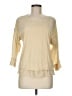 Sundance 100% Cotton Ivory 3/4 Sleeve Top Size M - photo 1