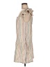 Gap Stripes Tan Casual Dress Size M (tall) - photo 5