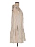 Gap Stripes Tan Casual Dress Size M (tall) - photo 4