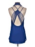 Naked Zebra 100% Polyester Blue Sleeveless Blouse Size M - photo 2