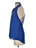Naked Zebra 100% Polyester Blue Sleeveless Blouse Size M - photo 5