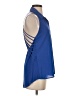 Naked Zebra 100% Polyester Blue Sleeveless Blouse Size M - photo 4