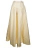 Reformation Solid Ivory Formal Skirt Size 4 - photo 1
