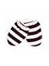 Crewcuts 100% Cotton Stripes Burgundy Mittens Size Newborn - photo 1