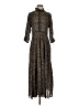 Mirth Animal Print Brown Casual Dress Size S - photo 1