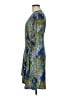 BCBGMAXAZRIA Print Blue Cocktail Dress Size M - photo 5
