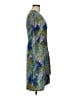 BCBGMAXAZRIA Print Blue Cocktail Dress Size M - photo 4