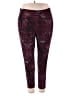 Faded Glory Hearts Red Active Pants Size 3X - photo 1