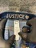 Justice Graphic Blue Jeans Size 8 - photo 3