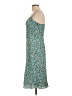 Express 100% Polyester Print Teal Casual Dress Size 11 - photo 5