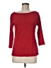 Basic Editions Red 3/4 Sleeve Top Size M - photo 1