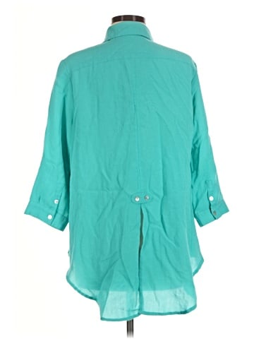 Fridaze 3/4 Sleeve Button-Down Shirt (view 2)