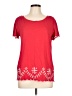 Westport Red Short Sleeve Top Size L - photo 1
