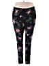 Torrid Floral Black Leggings Size 4X Plus (4) - photo 1