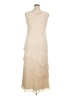 J.B.S. 100% Polyester Ivory Cocktail Dress Size 14 - photo 2