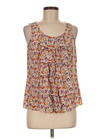 Sine Sleeveless Silk Top (view 1)