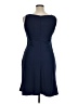 David's Bridal 100% Polyester Blue Cocktail Dress Size 14 - photo 2