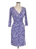 Laundry by Design Animal Print Blue Cocktail Dress Size 10 - photo 1