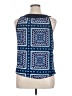 Perseption Concept Blue Sleeveless Blouse Size XL - photo 2