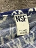 NSF Blue 3/4 Sleeve Blouse Size L - photo 7