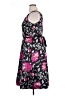 Monsoon 100% Silk Floral Black Cocktail Dress Size UK 18 / US 14 - photo 5