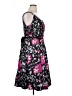 Monsoon 100% Silk Floral Black Cocktail Dress Size UK 18 / US 14 - photo 4