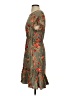 Nostalgia 100% Rayon Floral Gray Casual Dress Size S - photo 5