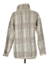 Sundance Plaid Ivory Turtleneck Sweater Size M - photo 2