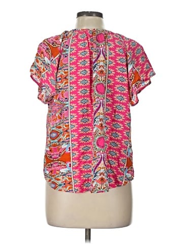 Angashion Short Sleeve Blouse (view 2)