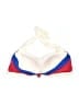 Boden Color Block Red Swimsuit Top Size 12 - photo 2