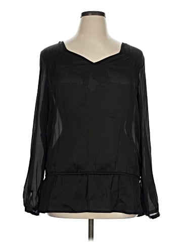 Daisy Fuentes Long Sleeve Blouse (view 1)