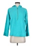 Soft Surroundings 100% Cotton Teal Pullover Sweater Size XS (petite) - photo 1