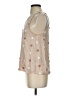 Mine 100% Rayon Tan Sleeveless Blouse Size S - photo 5