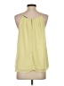 Blue Rain Yellow Sleeveless Blouse Size S - photo 2