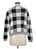 Alya Checkered-gingham Gray Pullover Sweater Size M - photo 2