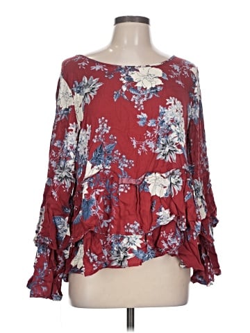 Altar'd State 3/4 Sleeve Blouse (view 1)