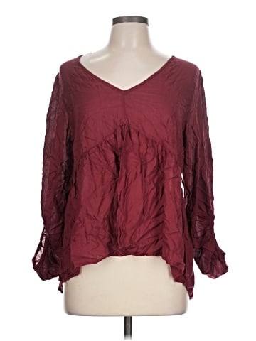 Blue Rain 3/4 Sleeve Blouse (view 1)