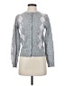 MAX Argyle Gray Cardigan Size S - photo 1
