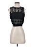 Bebe 100% Polyester Black Sleeveless Blouse Size 6 - photo 1